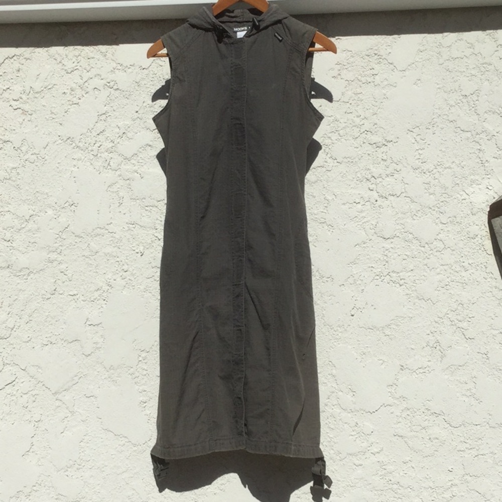 Utilitarian ripstop hooded dress